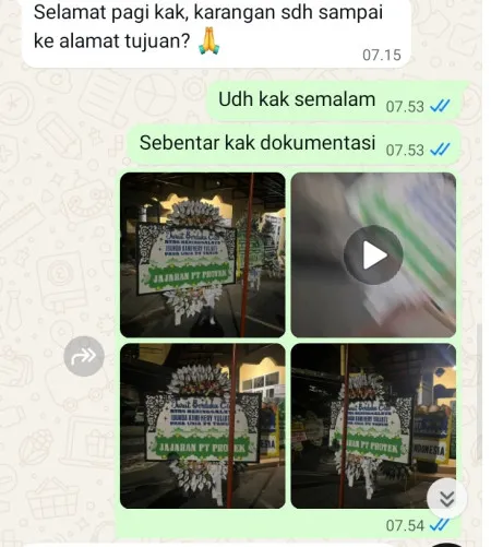 Pengiriman Papan Bunga Selamat Pucungroto Kaligesing